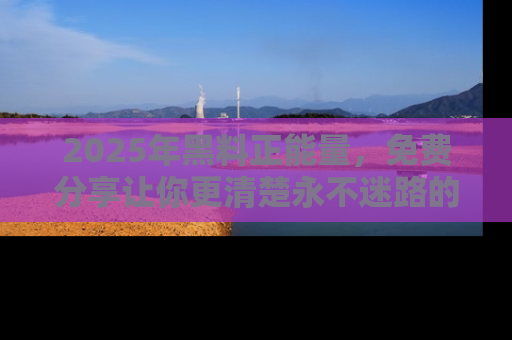 2025年黑料正能量,免费分享让你更清楚永不迷路的真相!