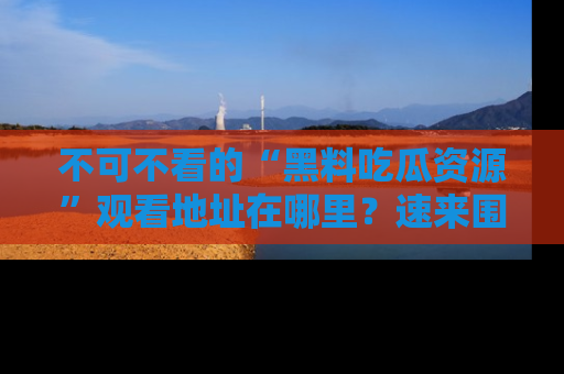 不可不看的“黑料吃瓜资源”观看地址在哪里?速来围观吧!