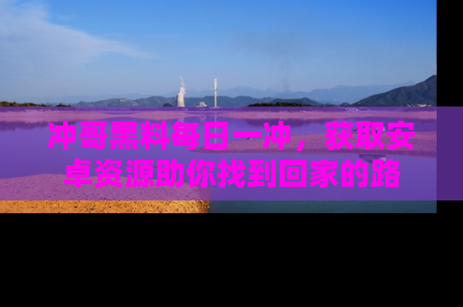 冲哥黑料每日一冲，获取安卓资源助你找到回家的路