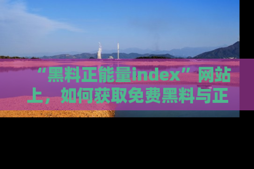 “黑料正能量index”网站上，如何获取免费黑料与正能量资讯？