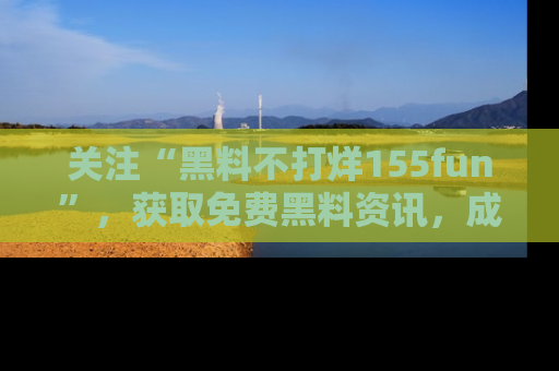 关注“黑料不打烊155fun”，获取免费黑料资讯，成为吃瓜达人不再难！
