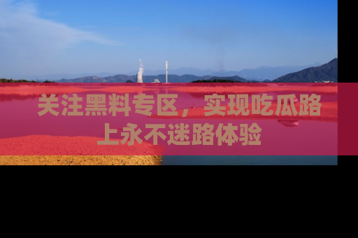 关注黑料专区，实现吃瓜路上永不迷路体验