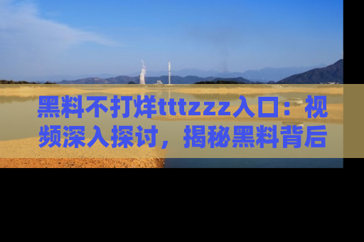 黑料不打烊tttzzz入口：视频深入探讨，揭秘黑料背后的人和事