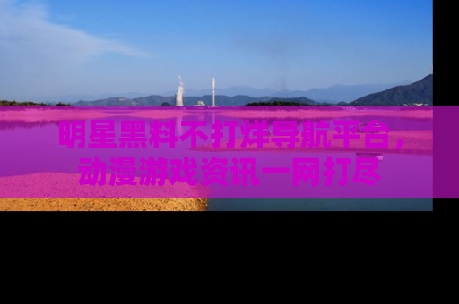 明星黑料不打烊导航平台，动漫游戏资讯一网打尽